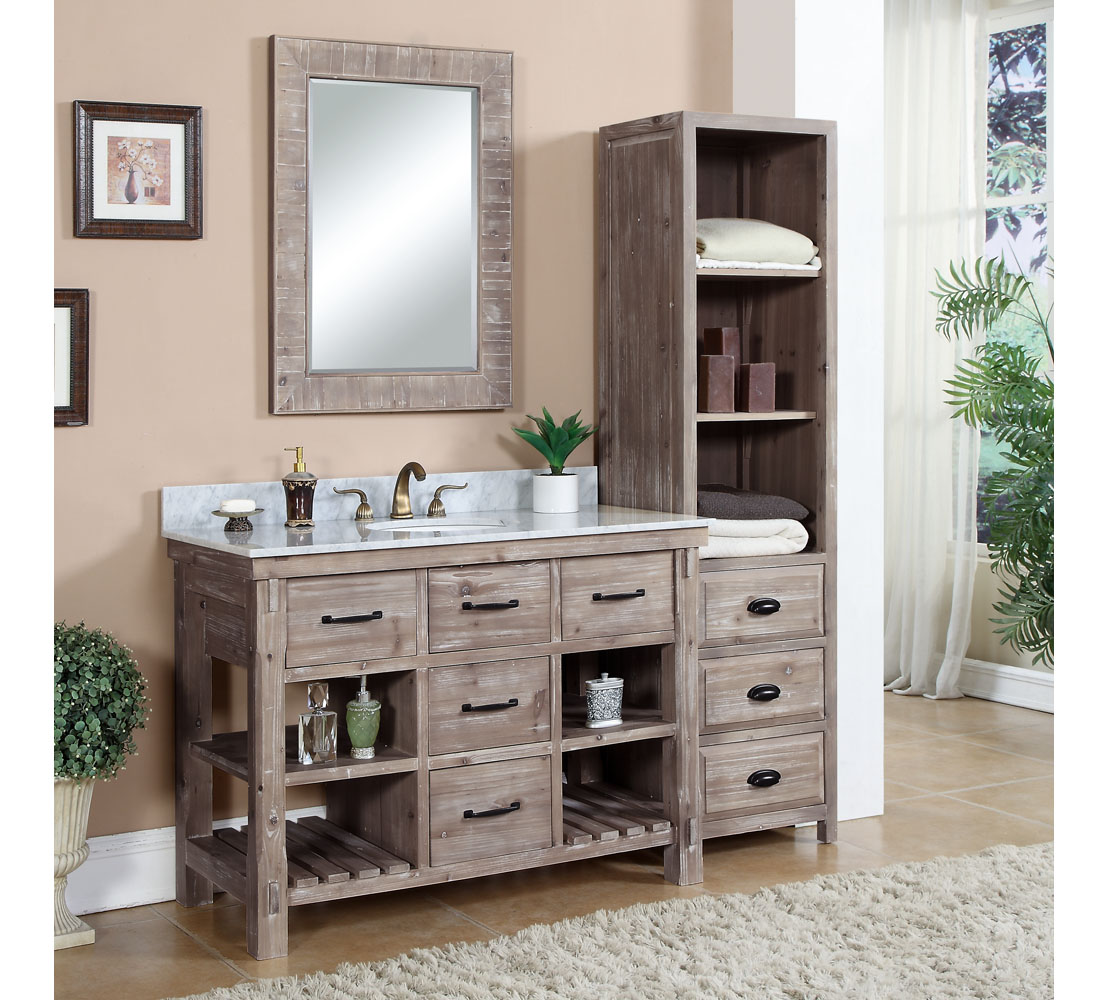 Bathroom Vanity With Upper Cabinets Rispa